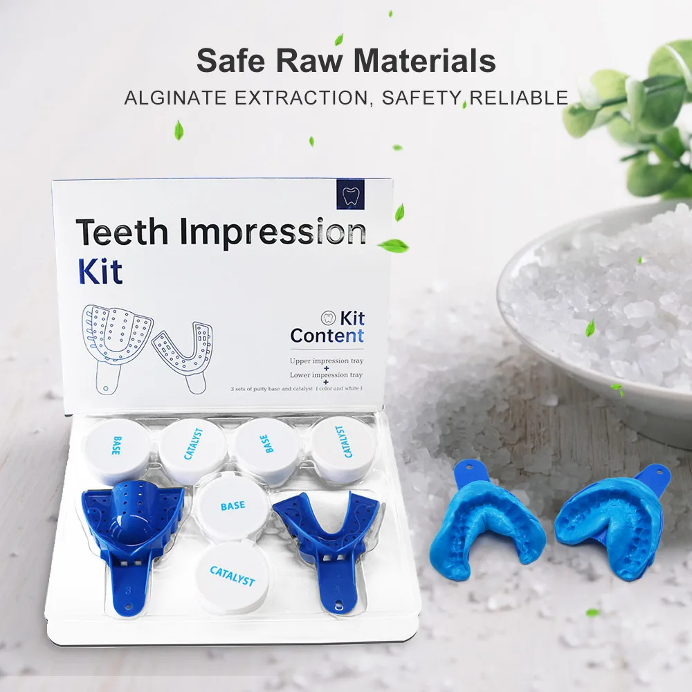 

Luxsmile Dental Mold Putty Impression Kit Material Plus Silicone Mouth Tray Teeth Dentistry Accessories Oral Health Care