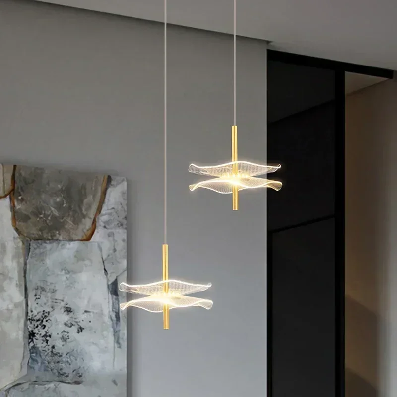 Nordic Hanging Lamp LED Pendant Lights Fixture Indoor Lighting Dining Tables Living Room Stairs Home Decor Pendant Lamp - view 4