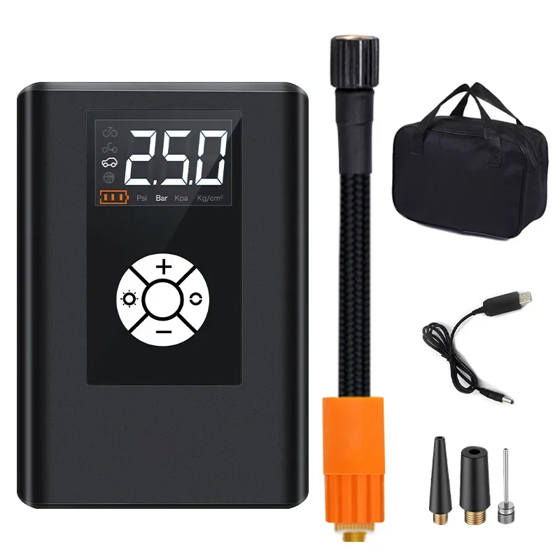 

Автомобильный шинный насос, портативный воздушный компрессор 12 В для автомобиля и дома, мини-воздушный насос, электрический проводной/беспроводной насос, автомобильные аксессуары