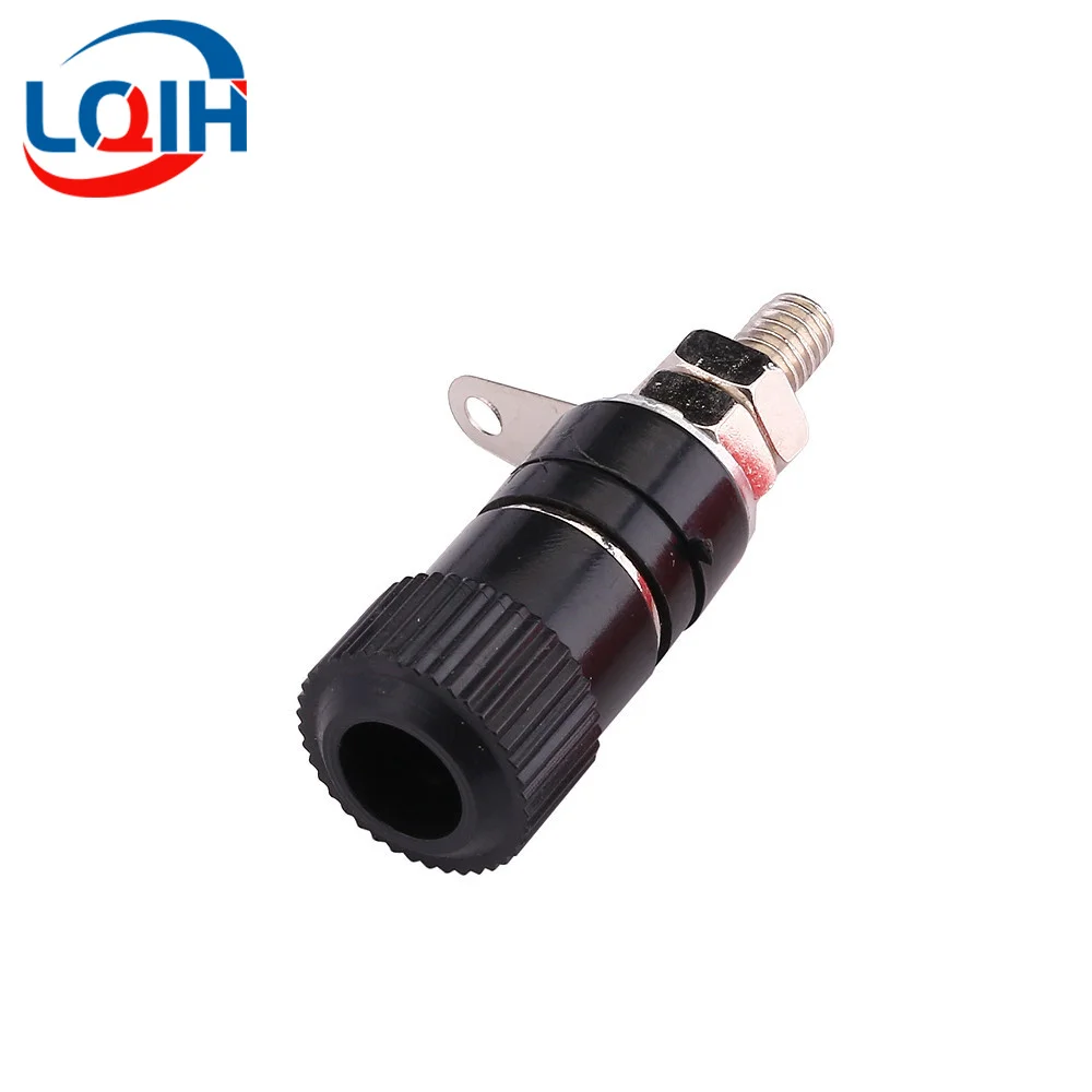 1PCS Terminal Blocks JS-910B JS-919 4mm Amplifier Terminal Connector Binding Post Banana Plug Jack Mount
