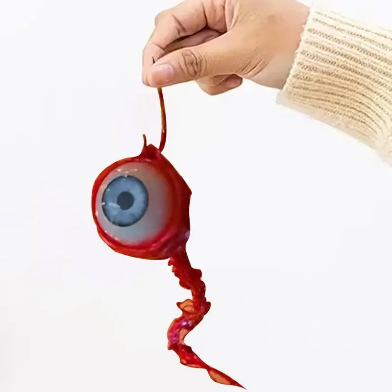 할로윈 인공 블러디 소품 현실적인 눈알 무서운 장식 찢어진 눈, 가짜 죽은 몸 눈 공 라텍스 부품 장식