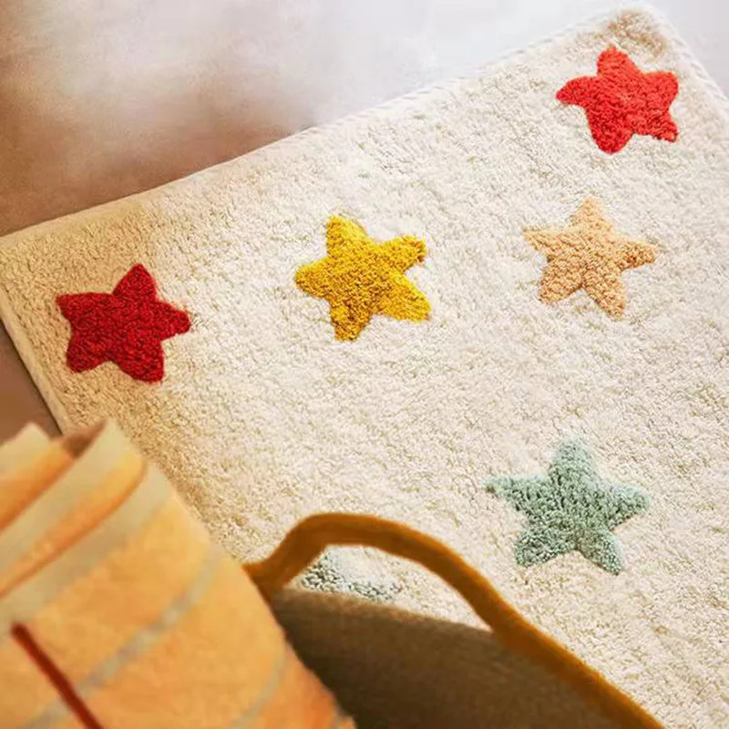 سجادة أشعث قطيفة لغرفة المعيشة وغرفة النوم، سجادة لعب ناعمة للأطفال غير قابلة للانزلاق، مساحة كبيرة، سجادة أرضية حديثة لديكور المنزل