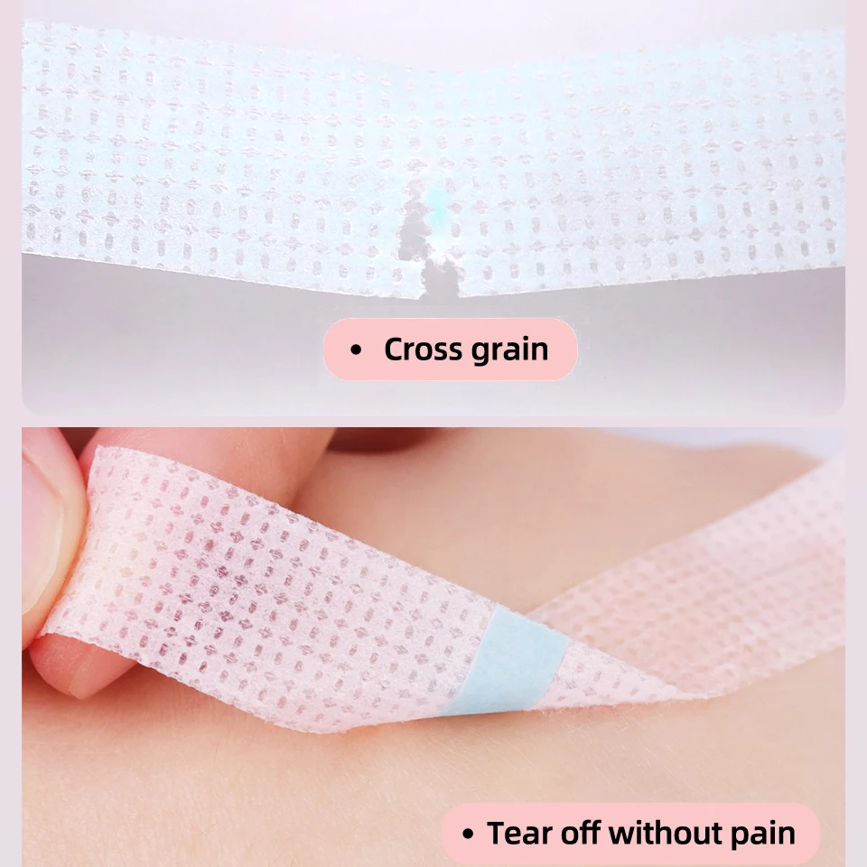 Eyelash Grafting Silicone Gel Tape for Lash Extension Breathable Sensitive Resistant Non-Woven Under Eye Pad Patches Makeup Tool