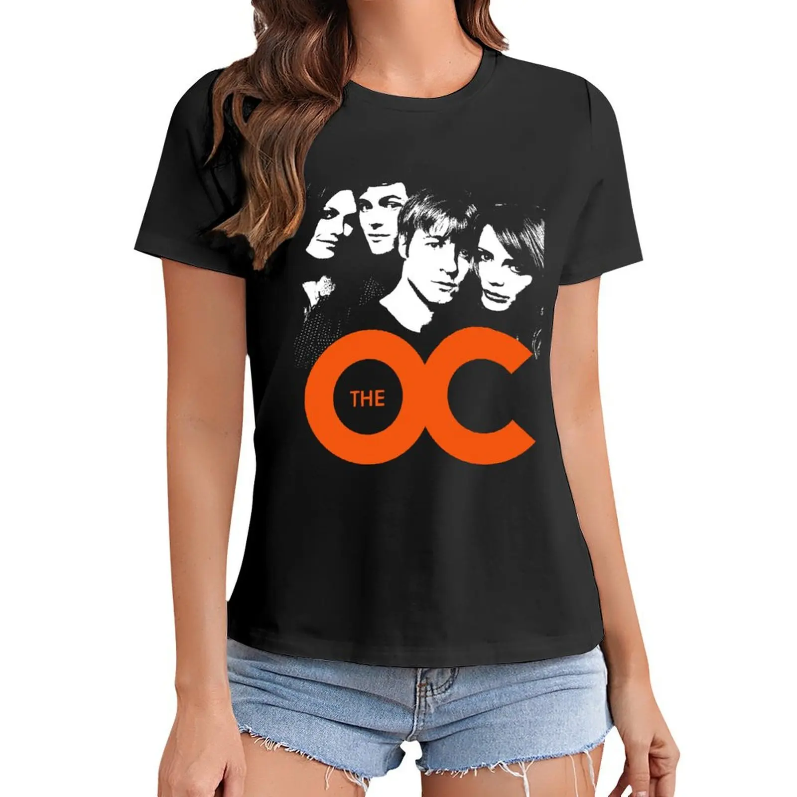 

THE O.C. T-Shirt hippie clothes blacks animal prinfor clothes for Women