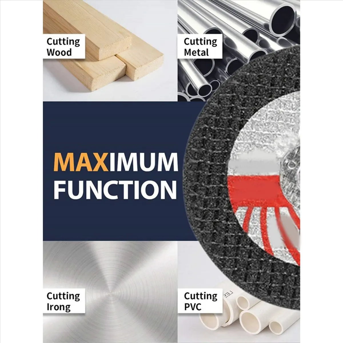 

20Pcs 75mm Cutting Disc for 10mm Bore Angle Grinder Metal Circular Saw Blade Flat Flap Grinding Whee