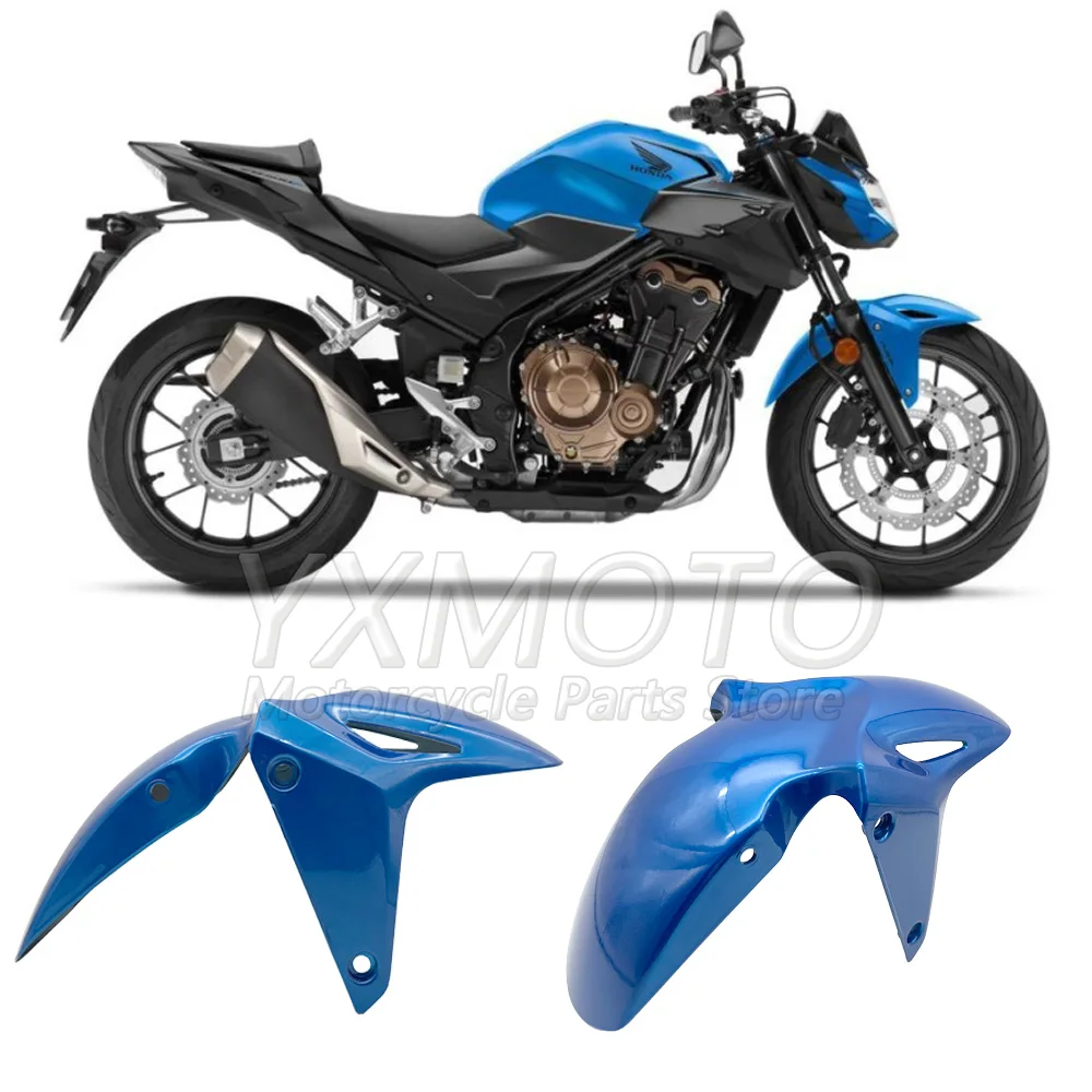 Motorcycle plastic front fender sand plate Mud Splash Guard Mudguards fairing for CB400F CB500F CB500X CB500R CB400X 2016-2018