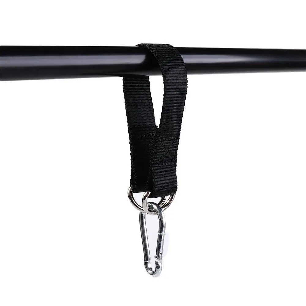 Dacron Single Bar Extension Belt Single Layer 100kg Heavy Duty Hook Ring Hanging Kit Gym Parts Hanging Connecting Belt