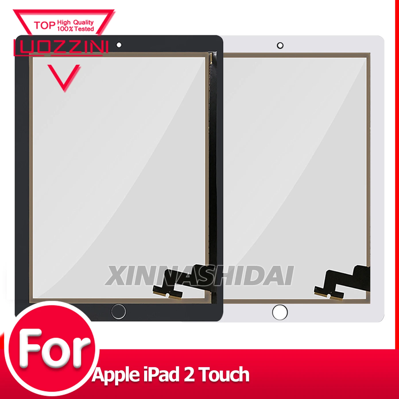 

For iPad 2 A1395 A1396 A1397 Display Touch screen Panel Digitizer Front Glass Replacement parts