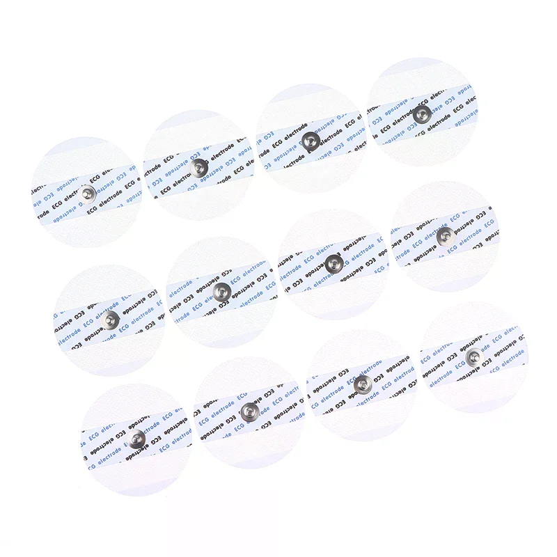/Kuz/Electrode Patch Disposable ECG EKG Accessories Non-Woven Electrode Pads Electrocardiogram Muscle Stimulator 50PCS/Bag