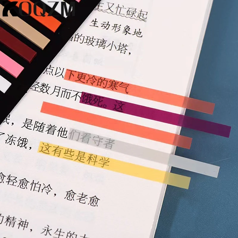 Transparente Sticky Note para Page Marker Planner, Tabs Índice Flourcent, Bandeira de Seta, Adesivos, Escritório, Material Escolar, 300 Folhas