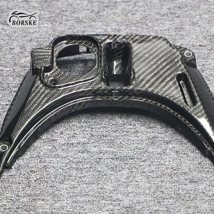 سكوتر جزء دراجة نارية الملحقات ألياف الكربون غطاء خزان الوقود ل GTS GTV 300CC