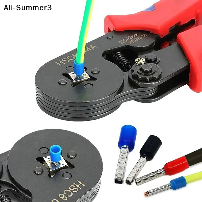 【YY3】400Pcs/Box Wire Connect Insulated Connector Crimp Terminator Cold Pressed Insulated Termina E0508 7508 1008 1510 2512 4012
