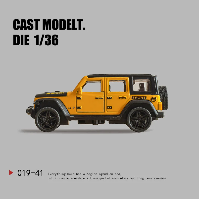 

1: 36 Off Road Alloy Car Model Toy Simulation Door Opening Acousto-optic Car Model Decoration Boy Children's Car Toy Gift