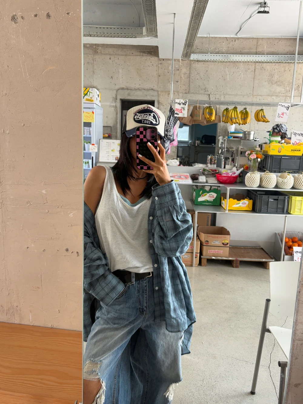 

2Colors Autumn Spring 2026 Korean Chic Style Turn Down Collar Long Sleeve Plaid sun protection Blouse Female Outwear tops(ww1708