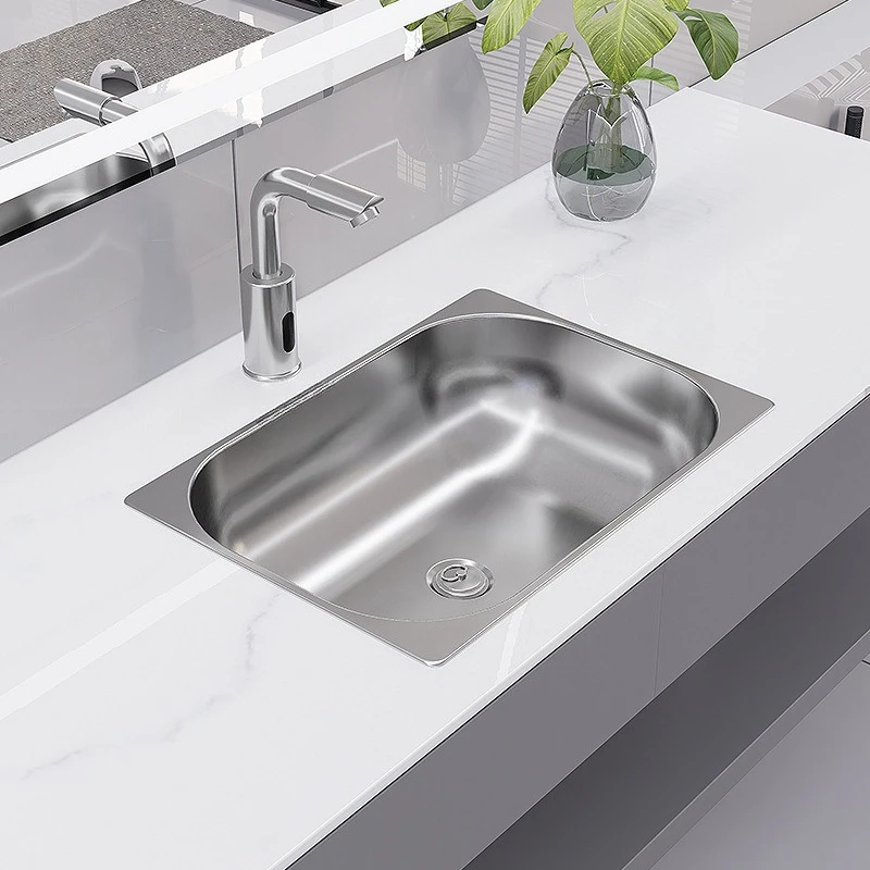 304 stainless steel rectangular bathroom sink under the table basin on the table basin hand basin rust proof