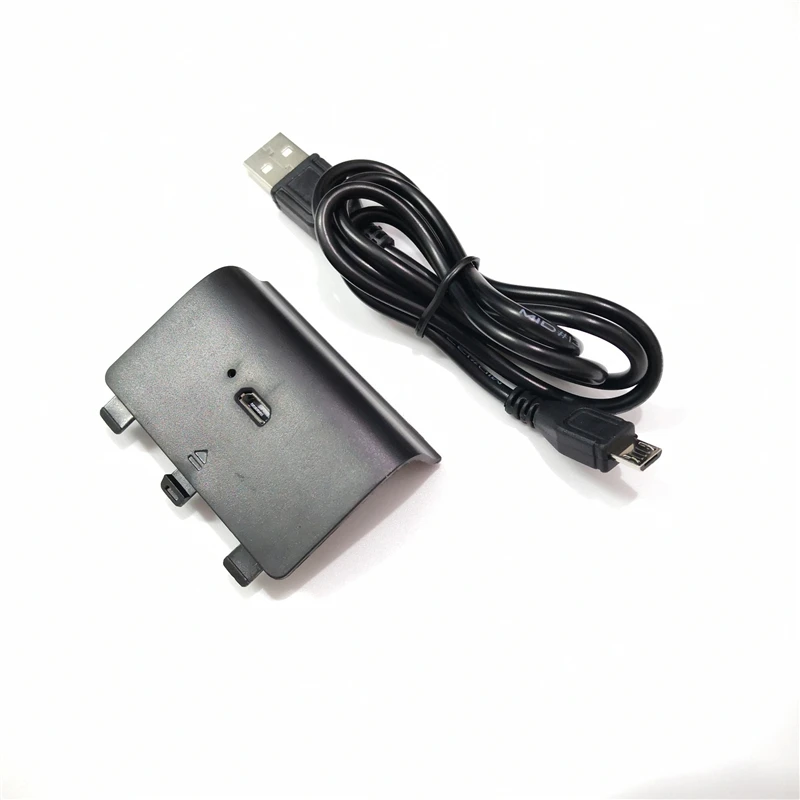 2400mAh Rechargeable Li-ion Battery Pack for XBOX ONE Gaming Console Back Cover Battery Gamepad Battery +USB Charging Cable