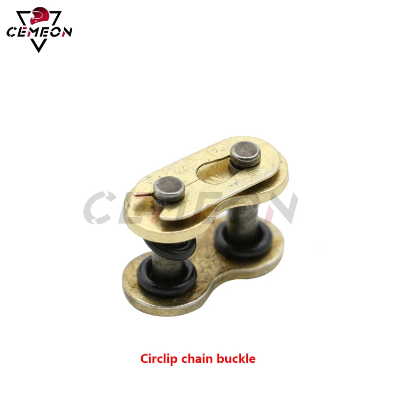 Motorcycle Honda Yamaha Kawasaki Suzuk Chain Buckle 428/520/525/530 O Type Thick Oil Seal Chain Lock Ring Chain Joint Chain Link