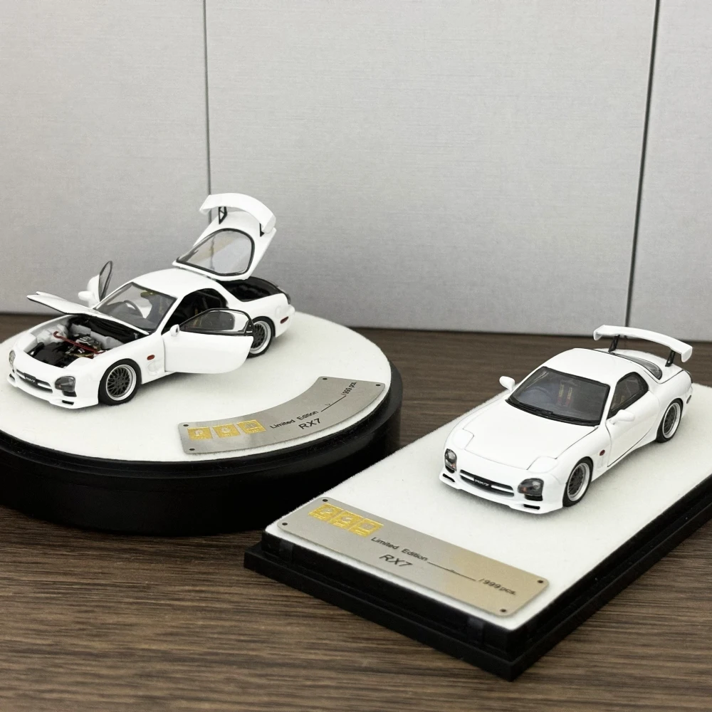 

Stocks PGM 1/64 RX7 White Two Versions Diecast Car Stocks In 2024 Collection Gift Scale Model Car