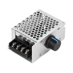 4000W 220V AC SCR Voltage Regulator Dimmer Electric Motor Speed Controller Electronic Volt Regulator Dimmer Thermostat Regulator