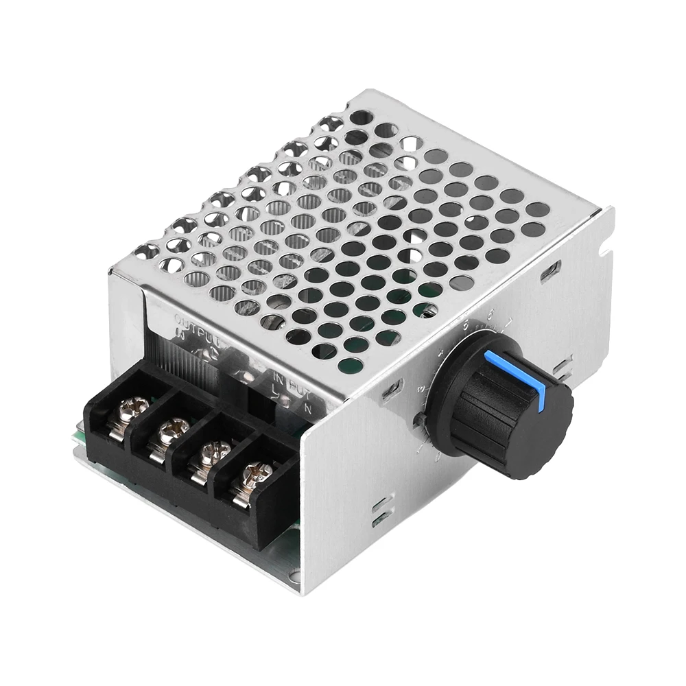 4000W 220V AC SCR regulator napięcia ściemniacz regulator prędkości silnika elektrycznego elektroniczny regulator napięcia ściemniacz regulator termostatu