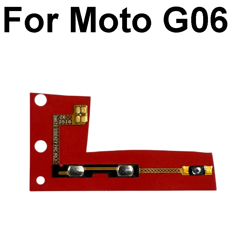 For Motorola G06 G56 G86 Power Sturdy Power Volume Control Flex Cable Construction With Stable Performance Easy Installation