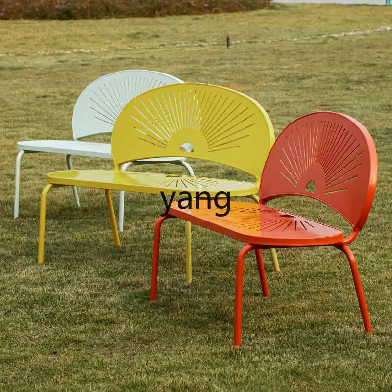 

LTT simple outdoor bench courtyard coffee shop park balcony Internet celebrity bench