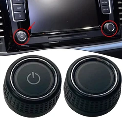 1pcs Car Radio CD Control Rotary Knob Switch Button 6C0919603 For Golf 6 For Skoda CD Button Knob Volume Switch Button Parts