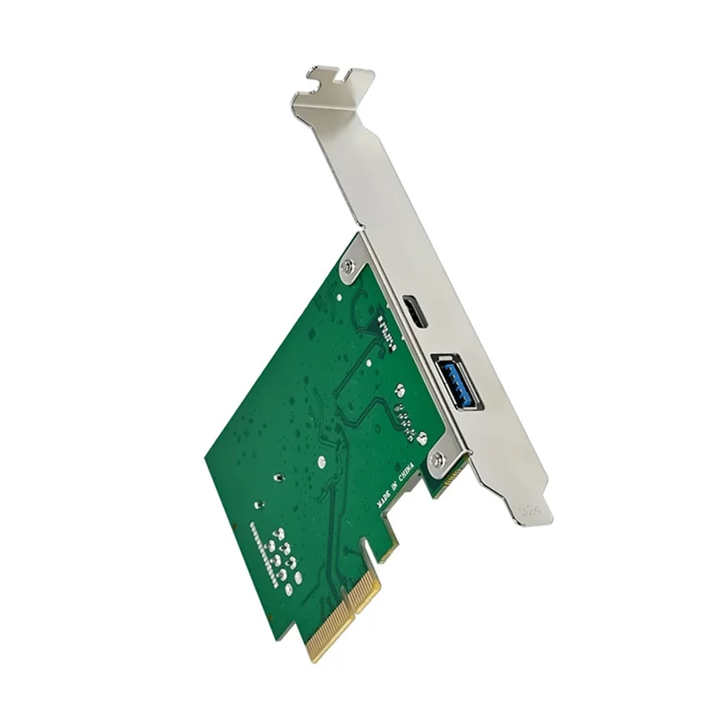 

2025+ ASM3142 PCIE X4 USB3.1 TYPE-C+A 10G High Speed Conversion Expansion Card PCIE ASM3142 USB3.1 Host Controller Card