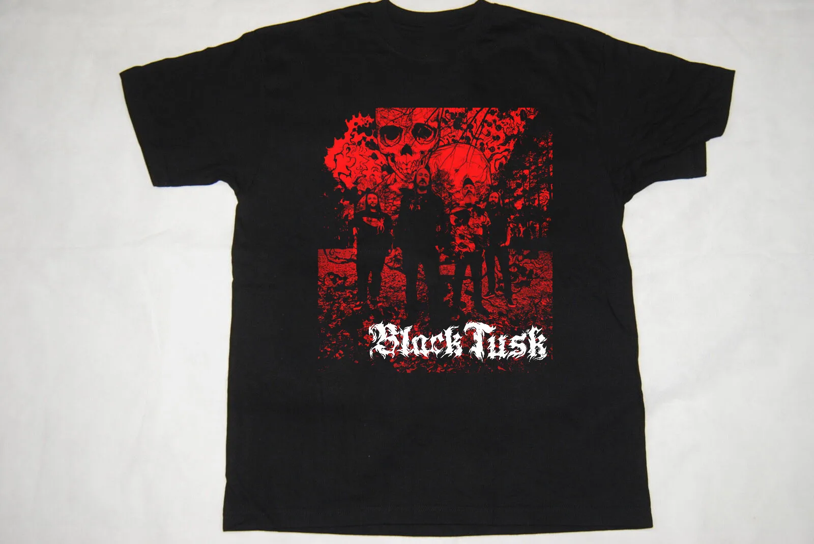 New Popular Black Tusk Black T-Shirt Cotton Full Size S-5XL JH108