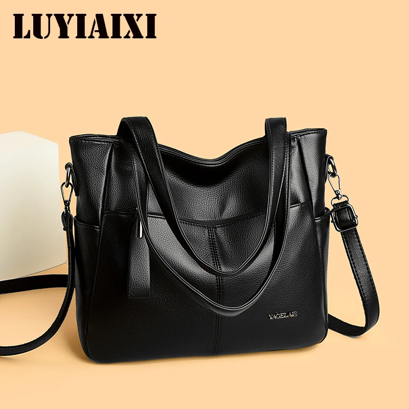 

Высококачественные женские сумки из мягкой кожи: дизайнерские люксовые сумки-тоут, новые женские сумки через плечо, мессенджеры, боссы.