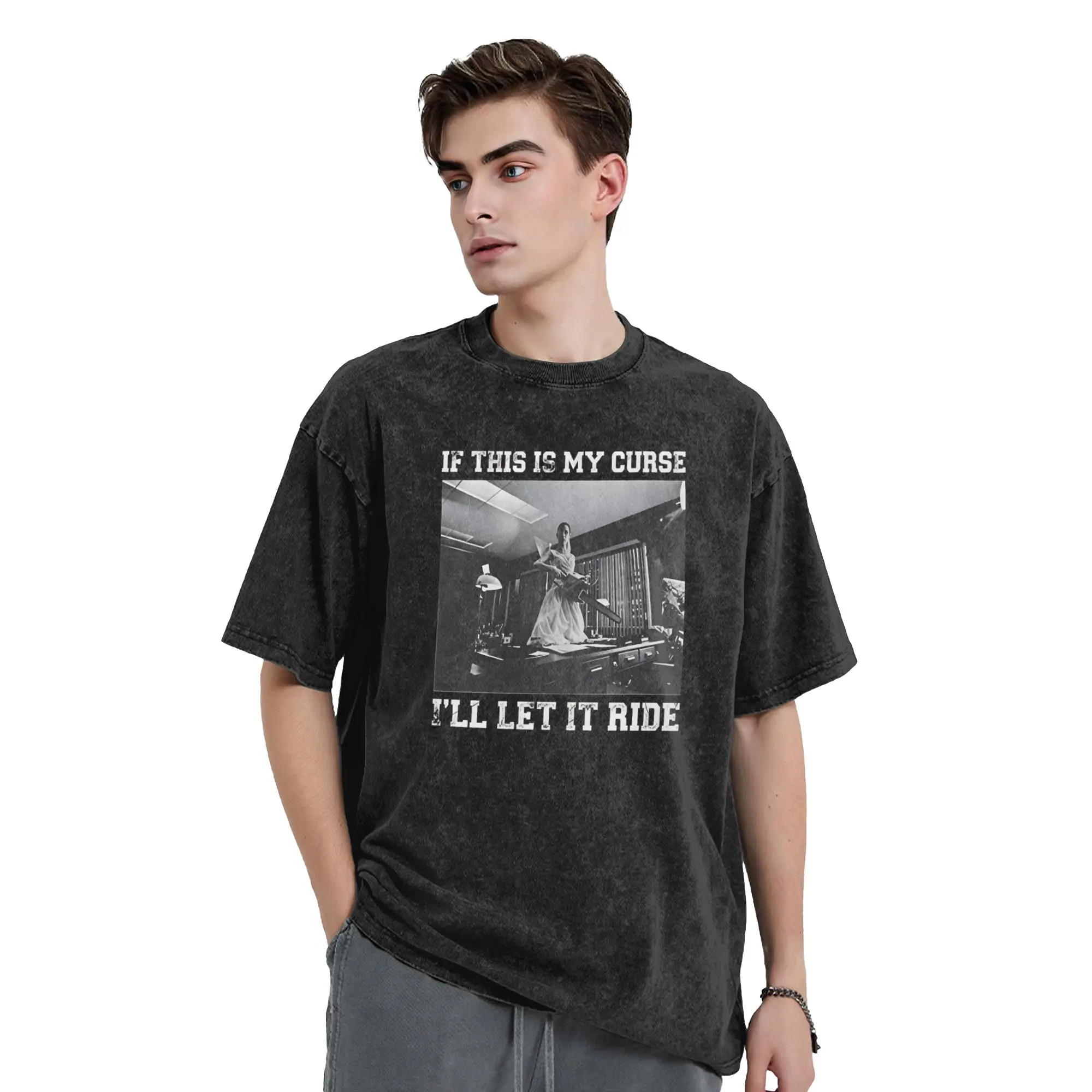 A-Ariana Grande Petal Core Men T Shirts Washed  Cool Tees Short Sleeve Round Collar T-Shirt Cotton Original Tops