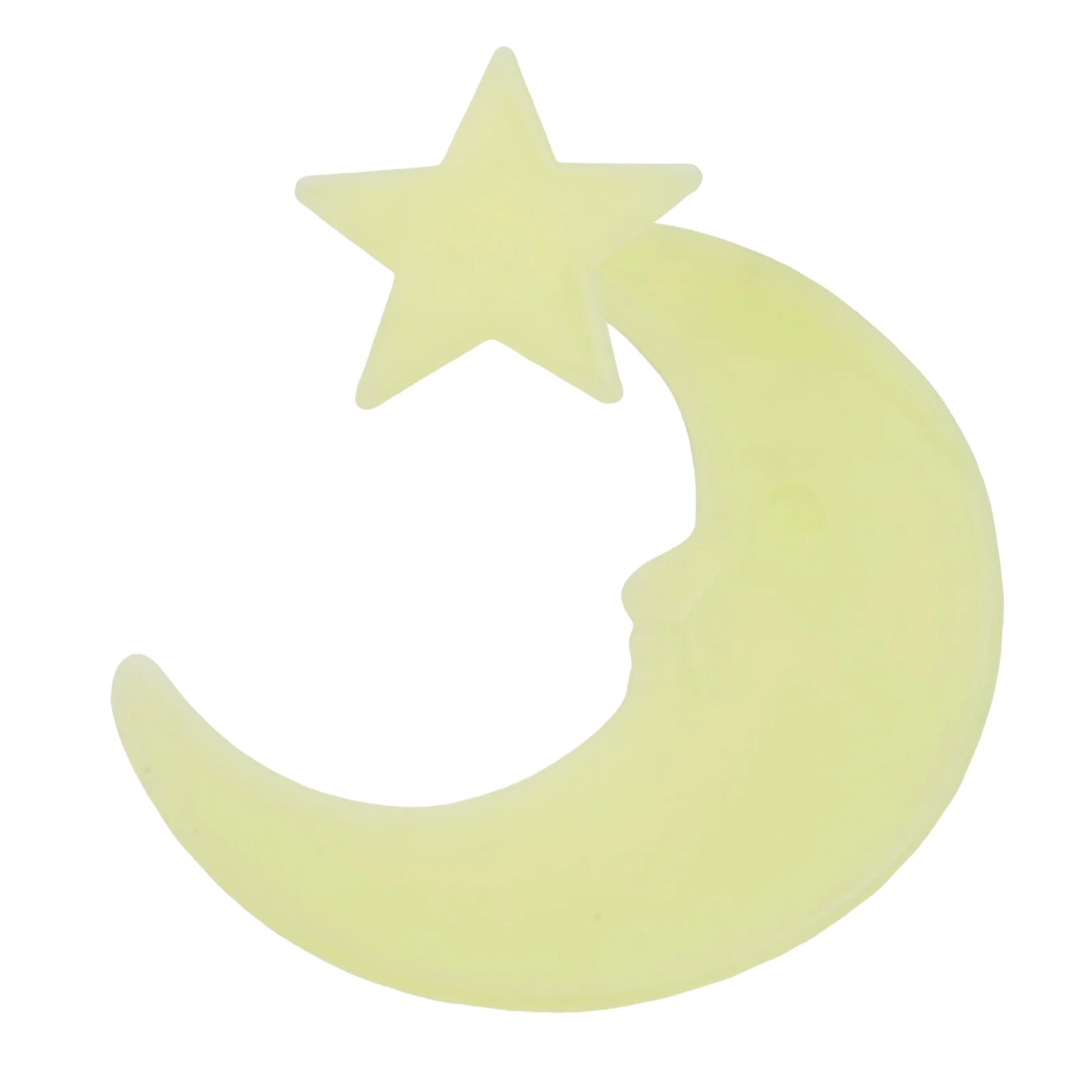 Set Moon Stickers Luminous Star Moon Stickers Plastic Stickers Wall Decal 1set Wall Decal Stickers Attachments