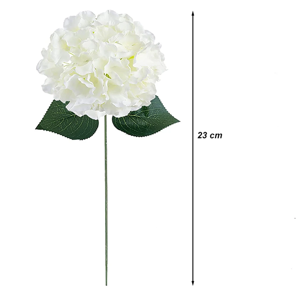 1PCS Hydrangea Artificial Flowers Silk Fake Flower DIY Floral Wedding Centerpieces Bridal Bouquet Home Party Decoration for Vase image 6