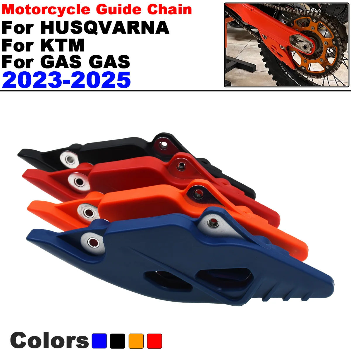 

Motorcycle Chain Guide Guard Protection For KTM XC XCF SX SXF EXC EXCF XCW HUSQVARNA TC TE FC FE TX FX 125 250 300 350 450 500