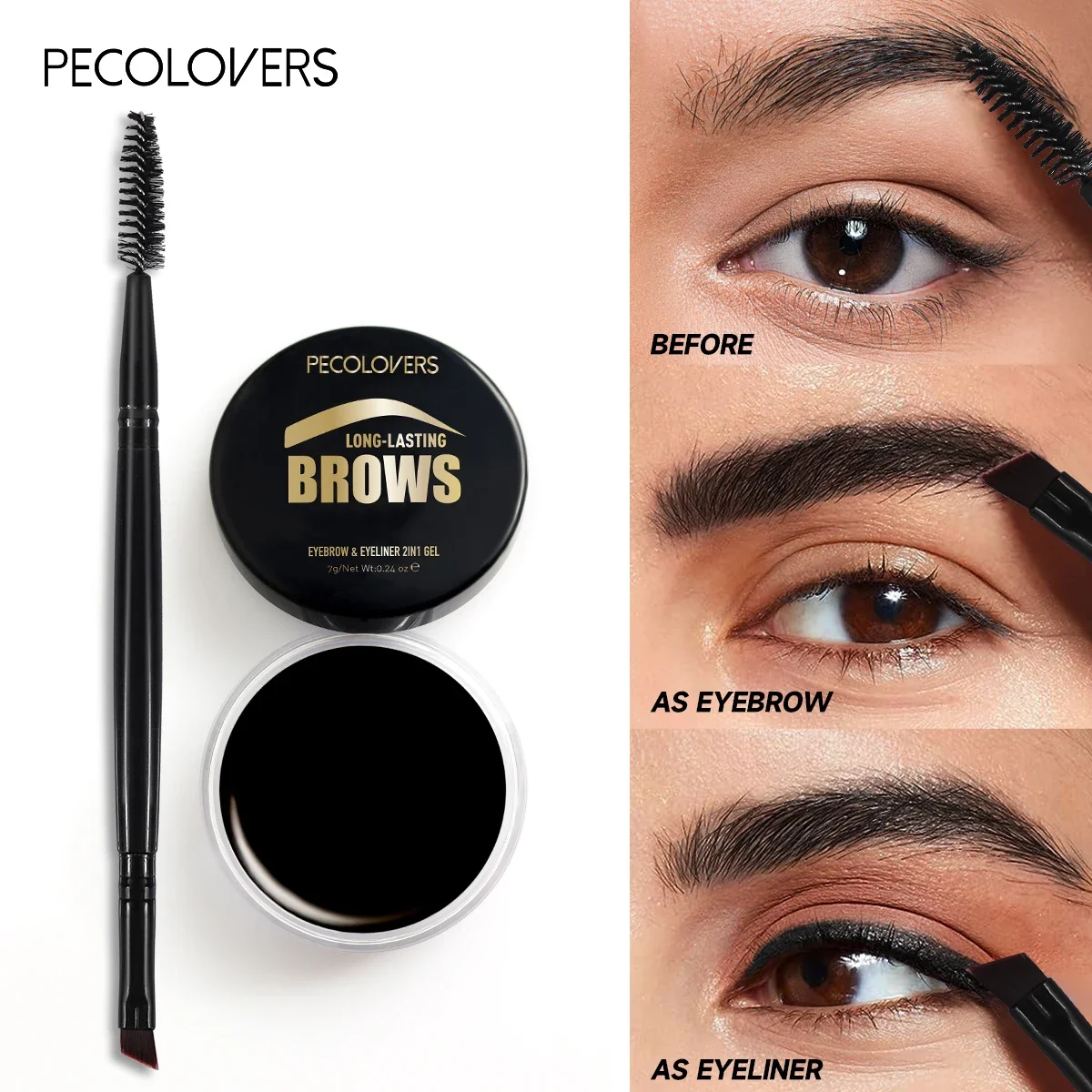 Crema para cejas con estilo de cejas salvaje, resistente al agua, de larga duración, Gel para cejas, jabón, cera, crema para cejas blanca
