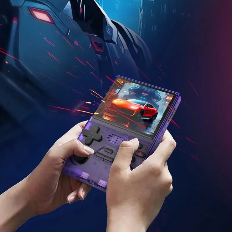 وحدة تحكم ألعاب M37 ريترو لينكس 3.5 بوصة HD مخرج 64 جيجابايت 20000+ ألعاب كلاسيكية جهاز ألعاب محمول تصميم ممتع لهدايا الأطفال #6