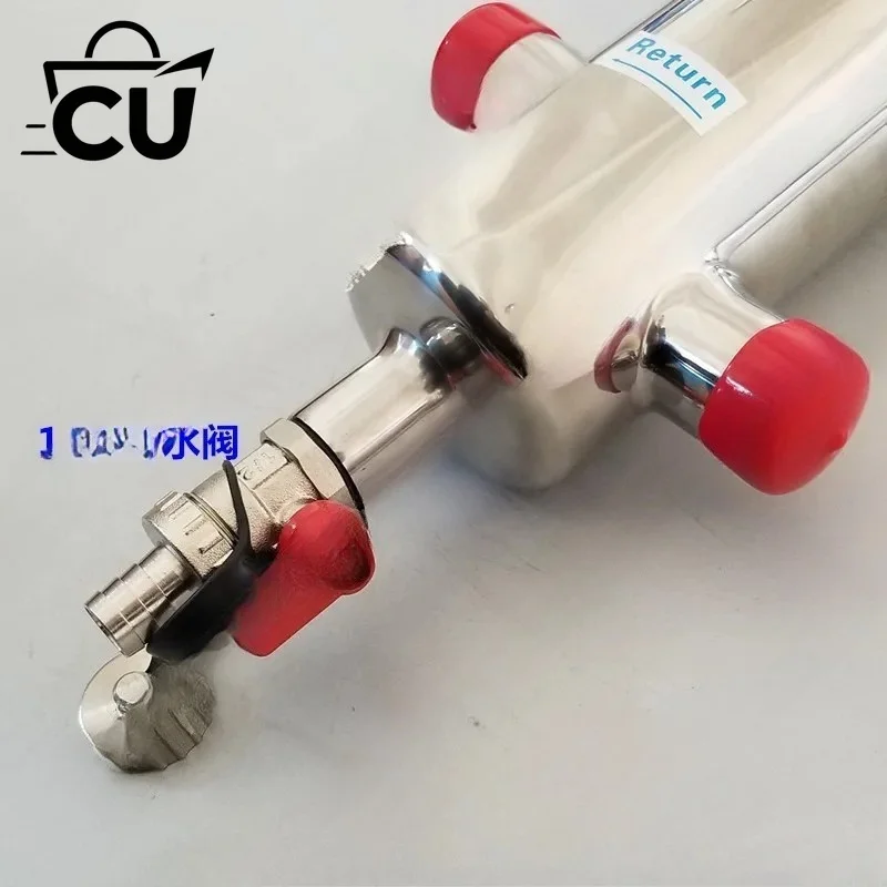 Floor heating coupling tank, wall-hung boiler special mixing tank decoupling tank, stainless steel 304 decoupling tank 1pcs