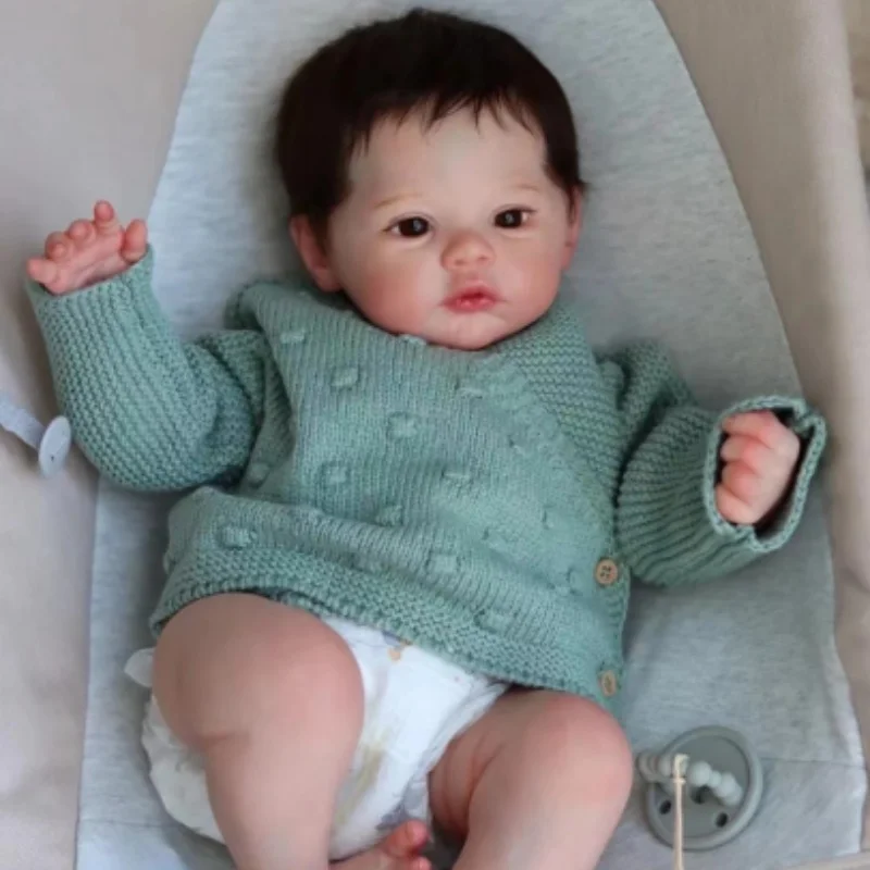 1 bambola rinata carina, bambola realistica completa da 18 pollici (circa 45,7 cm) per bambine, perfetta per i regali di compleanno. Regali di Pasqua,