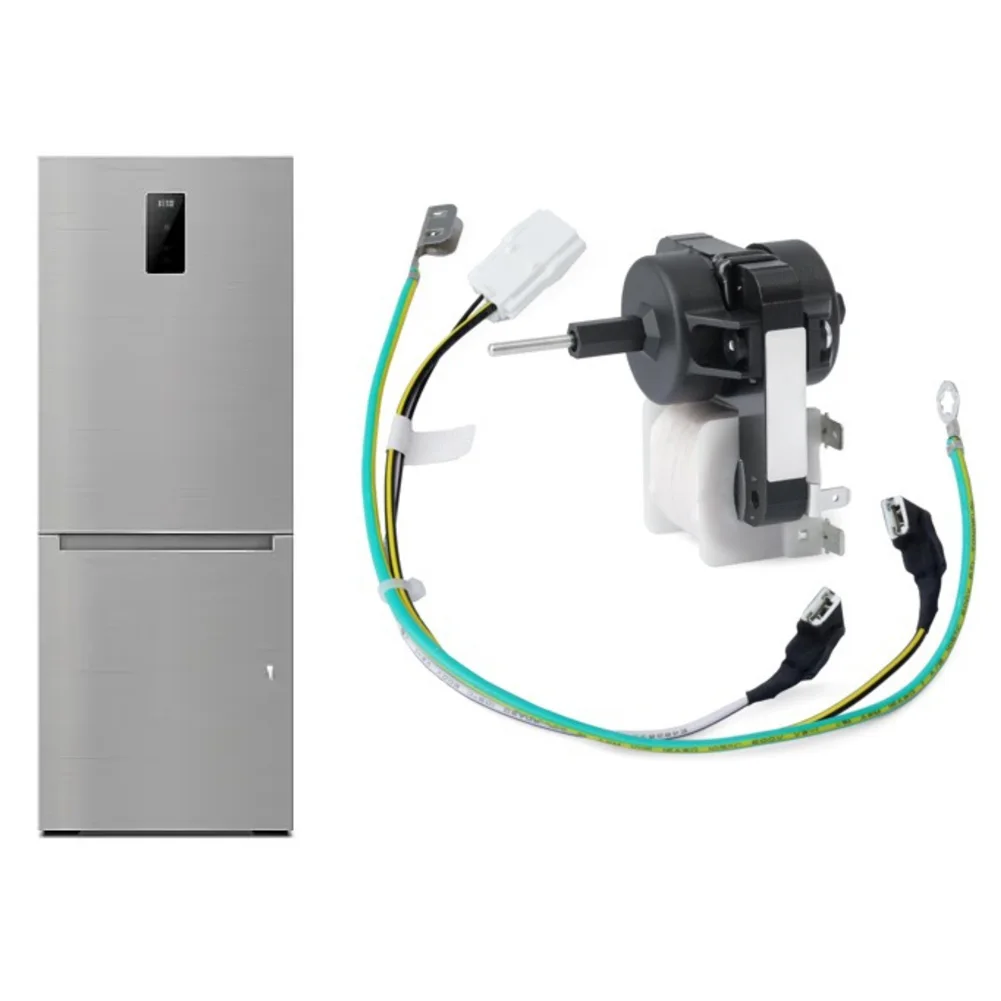 Replacement Refrigerator Fan Motor W10128551 Quiet Efficient Compatible Cooling Motor 115V 60Hz 14A for Multiple Models