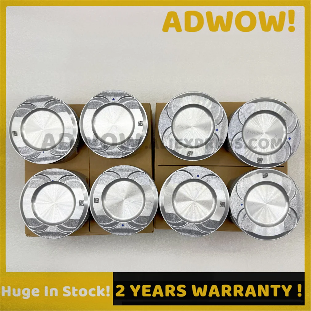 New 8PCS A2780302317 Engine Pistons Kit Φ92.9mm Φ24mm For Benz X166 W166 W221 W222 GL500 S500 M278 GLS500 E500 ML500 4.6L 4.7L