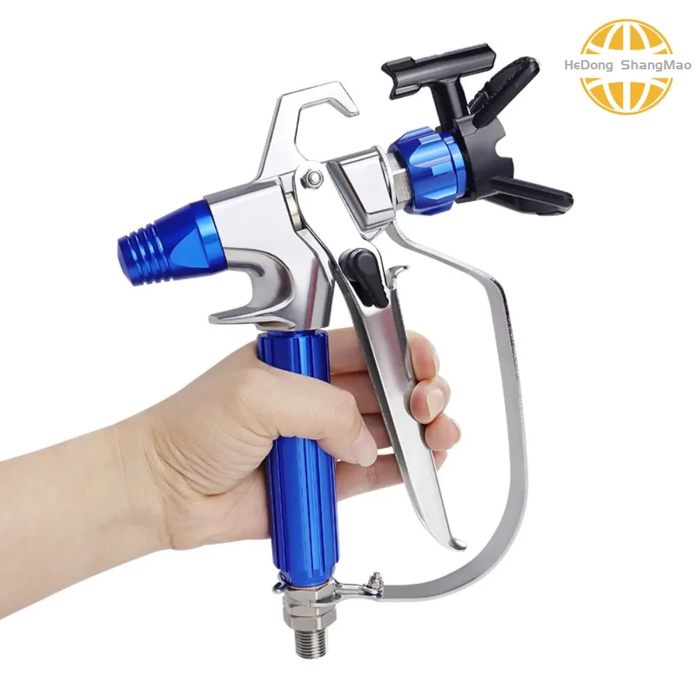 Airless Paint Spraying Gun with Nozzle Guard，5 Airless Paint Sprayer Gun Filter and 5 Spray Tips for Airless Paint Sprayers