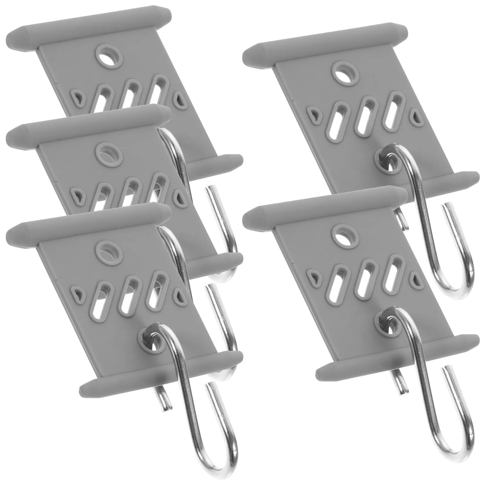 

5Pcs Rv Awning Hooks Heavy Duty S-Shaped Rubber Coated Iron Hanging Hooks for Camper Awnings Clothes Hats Gear Outdoor Indoor