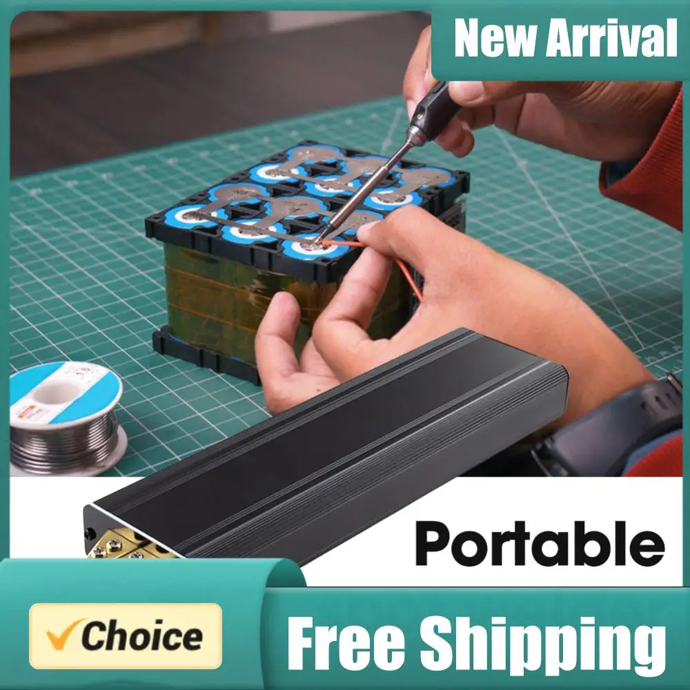 

Портативный мини-аппарат для точечной сварки, ручной сварочный аппарат, инструмент для ремонта точечной сварки для аккумуляторов 18650, никелевых полос 0,1-0,2 мм