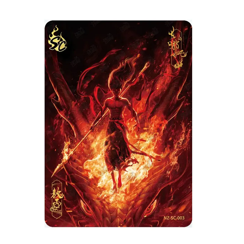 

KAYOU Ne Zha The Demon Childs NaoHai Series 1 SC/LR/SP/BP/UR/SSR/QSR/QDR/SR/HR/QR/R Dou Tian Package Genuine Collection Card