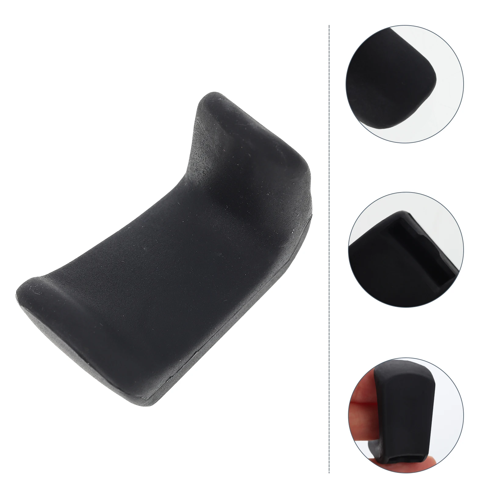 

2 Pcs Rubber Finger Holder Oboe Thumb Pad Clarinet Accessory Rest Cushion Black