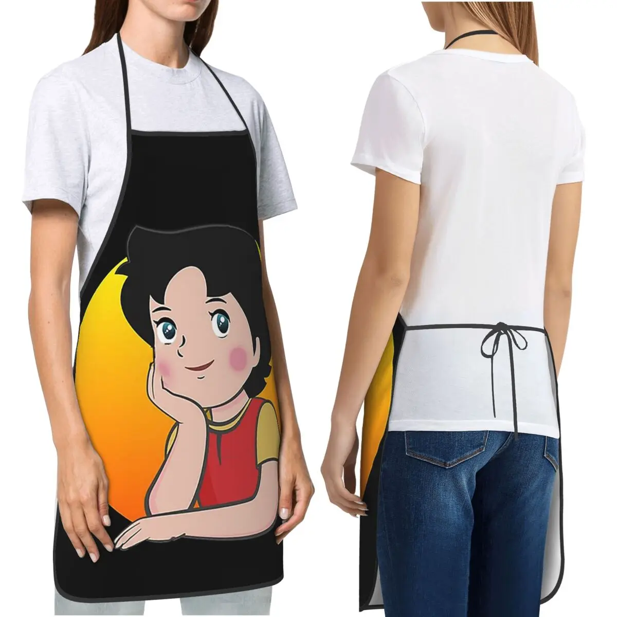 

Фартук Heidi для шеф-повара, кулинарии, кухни, Tablier, водонепроницаемый нагрудник для чистки кухни, сарафан для женщин и мужчин, садоводства