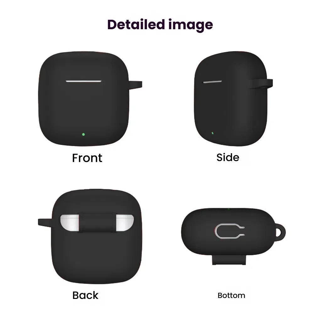 Huawei FreeBuds SE 2/3用ケース、クリーナーキット付き、ソフトシリコン保護ケース、ストラップ付き