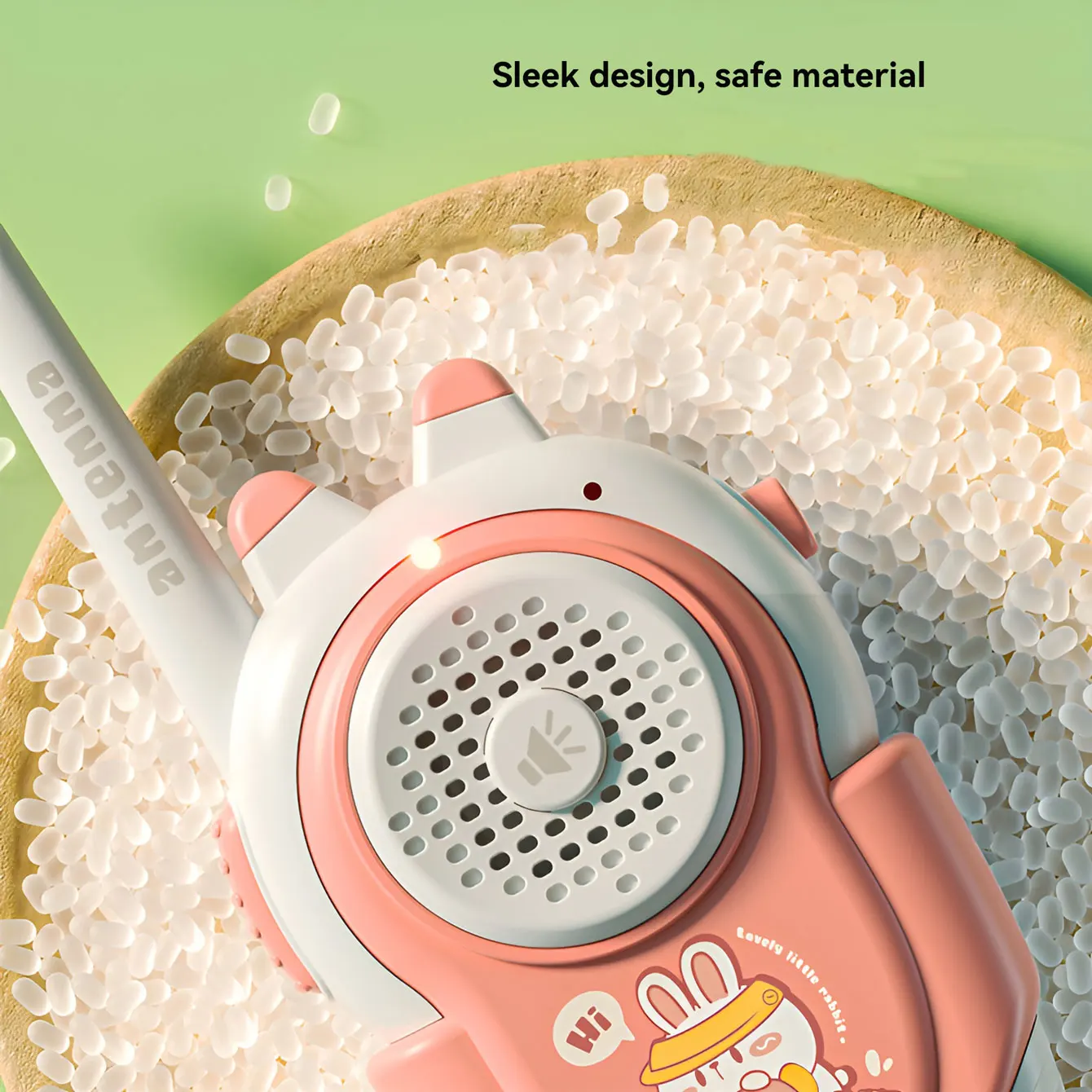 Giocattolo walkie-talkie dei cartoni animati Giocattolo di conversazione divertente Gioco interattivo per interni domestici all'aperto Qualità del suono chiara senza batteria di distribuzione