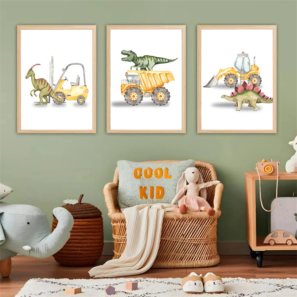 Karikatür dinozor kamyon trakt - Heavy Equipment Background incelemesi ve fiyatı
