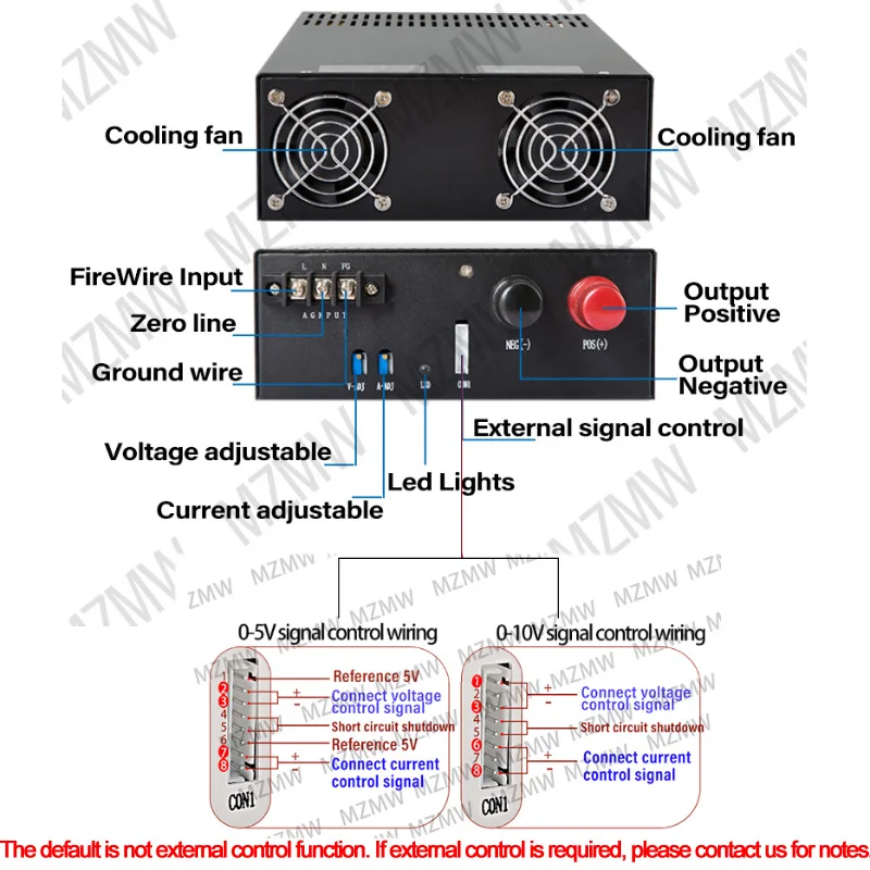 MZMW 3000W Switching Power Supply 110/220V/380V AC TO DC 0-12V 15V 200A 24V 36V 48V 60V 80V 110V 220V 300V CC/CV Adjustable SMPS